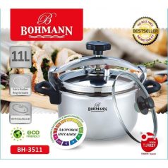 Bohmann  11 L , rozsdamentes acél Kukta BH- 3511